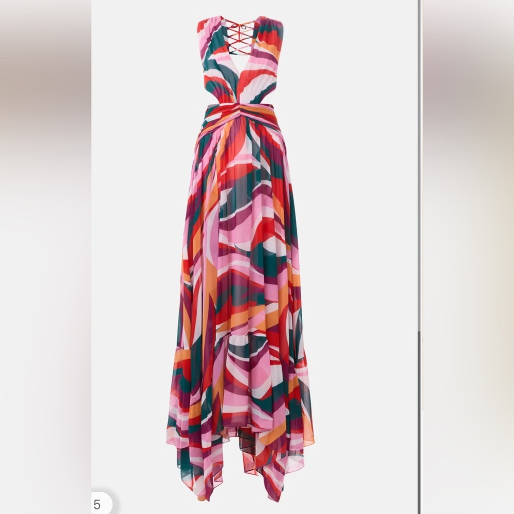 PatBo Delos Plunge Maxi Dress ✨NWT - Picture 5 of 11